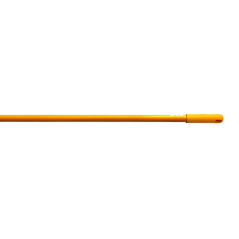 Handvat van glasvezel HACCP - Ø23 mm Franse schroefdraad - 140 cm - Geel